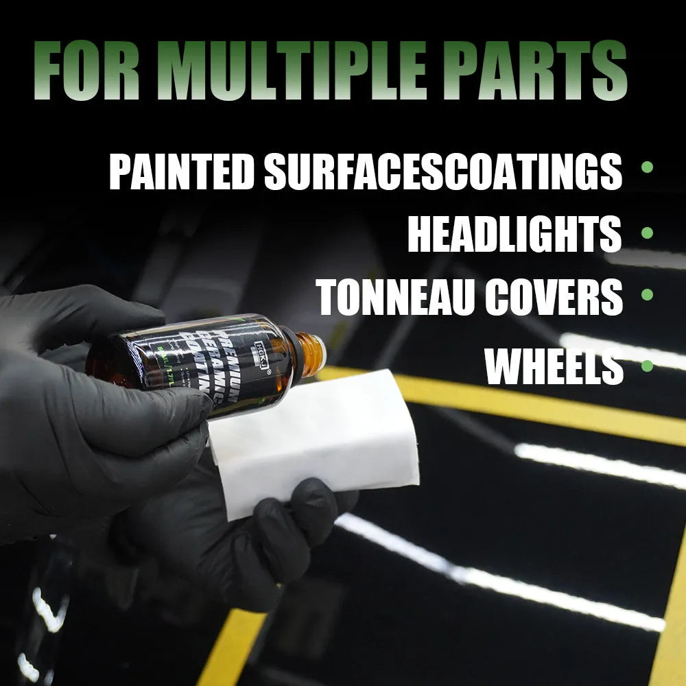 Car crystal coating paint curing kit with 30ml and 50ml ceramic coating options