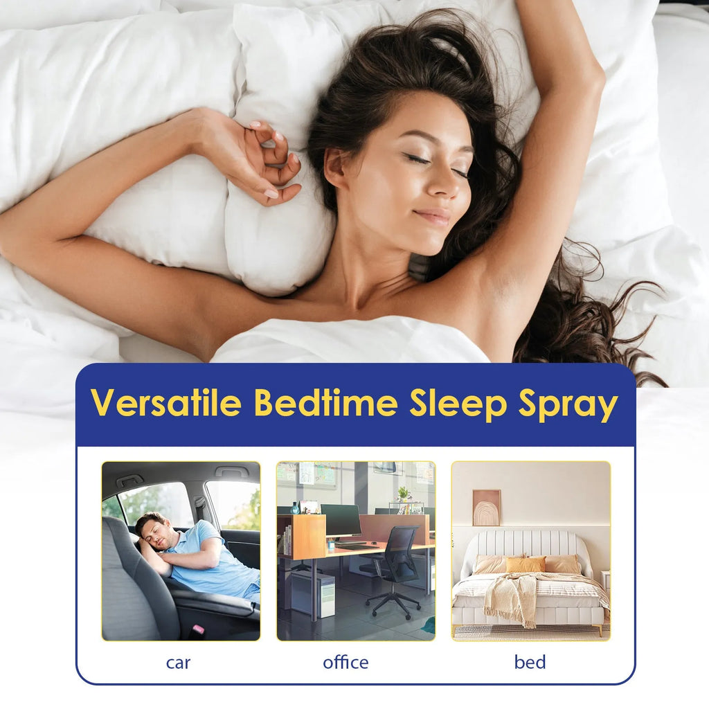 60ml aromatherapy sleep care spray bottle for body stress relief