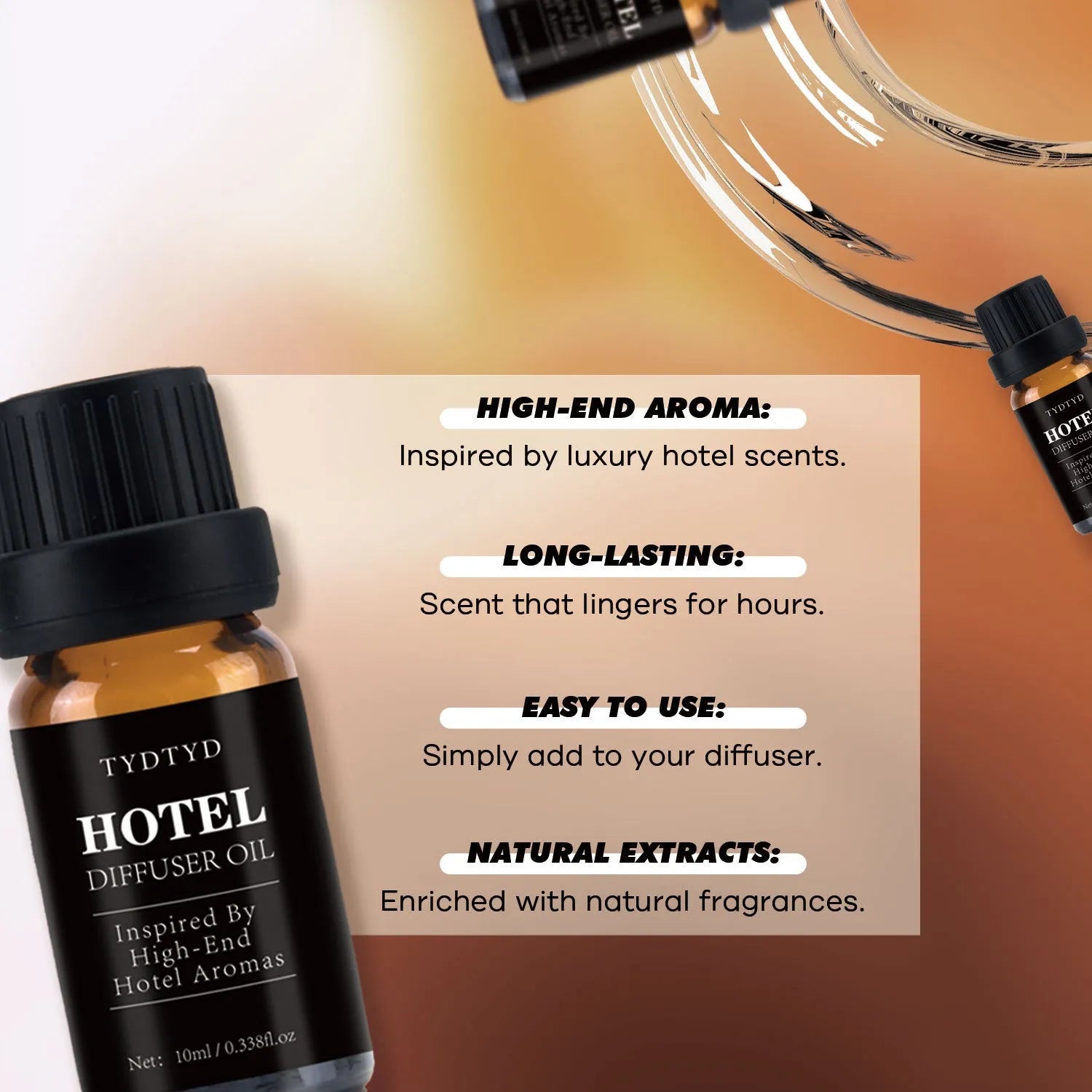 10ml natural plant fragrance essential oil bottle