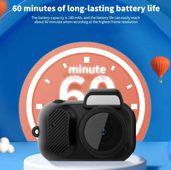 Black Y3000 HD outdoor sports camera with small LCD screen on front.