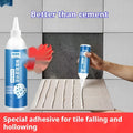 Tile repair injection adhesive for loose tiles, cold curing emulsion body, 280g to 500g options