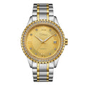Fashionmonger men's automatic mechanical watch with luminous dial on wrist
