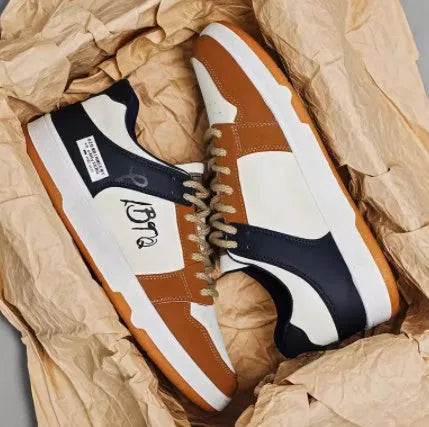Casual lace-up sneakers in wear-resistant construction available in three colour options