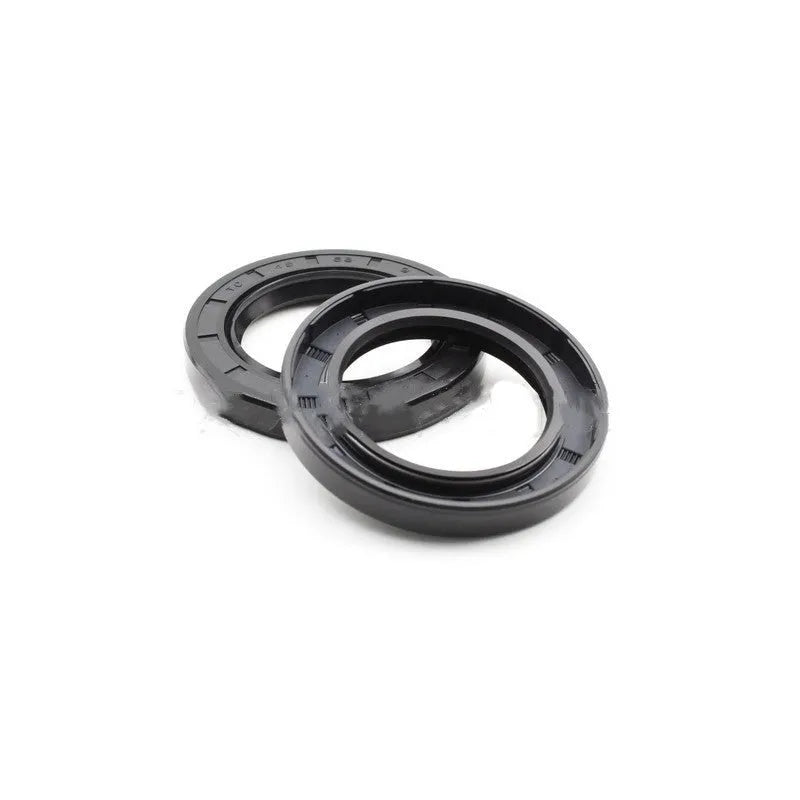 AG100 motorcycle engine oil seal kit with six rubber seals in carbon steel frames