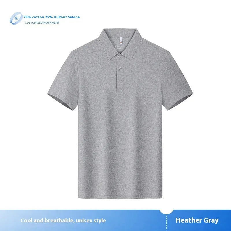 Customised cultural shirt in combed cotton with flocking detail, solid colour, short sleeves, regular fit, available in multiple colours