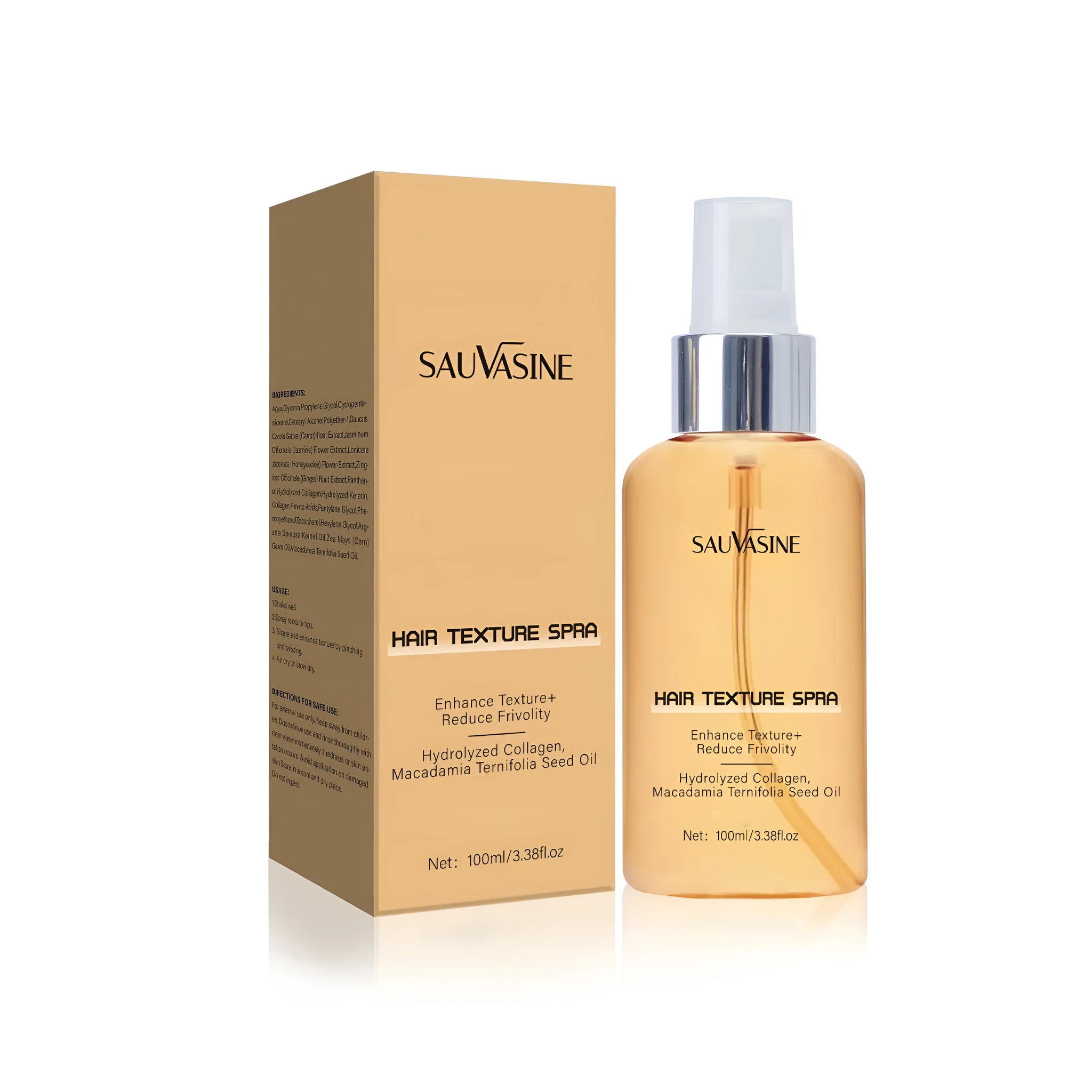 100ml frizz reduction scalp care spray bottle for normal hair types, SWX-248 export model