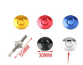 30mm diameter racing car engine cover lock in aluminium alloy with iron screw component