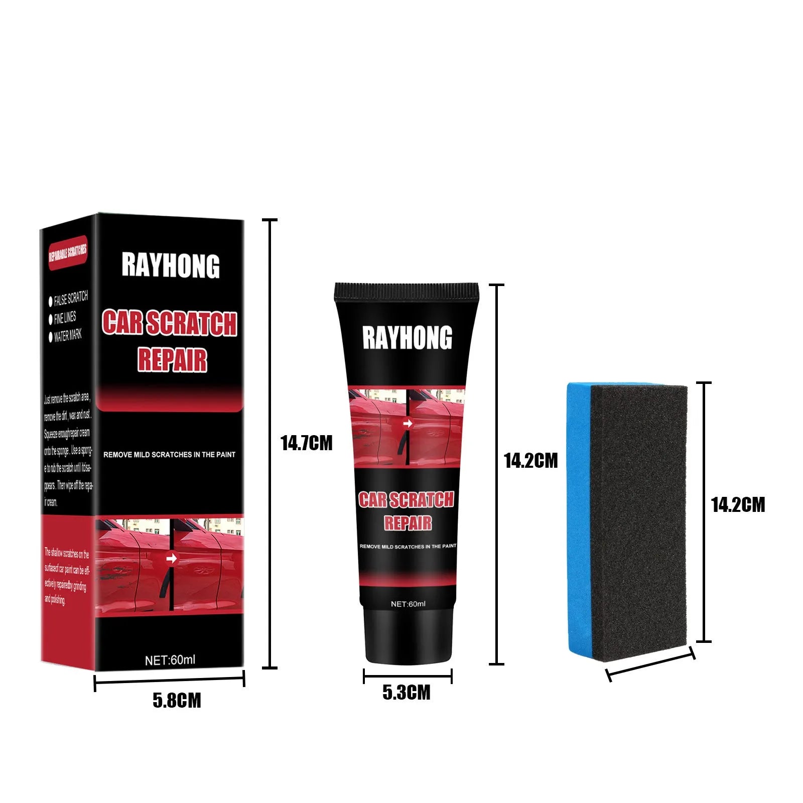 60ml bottle of car scratch repair and polishing wax