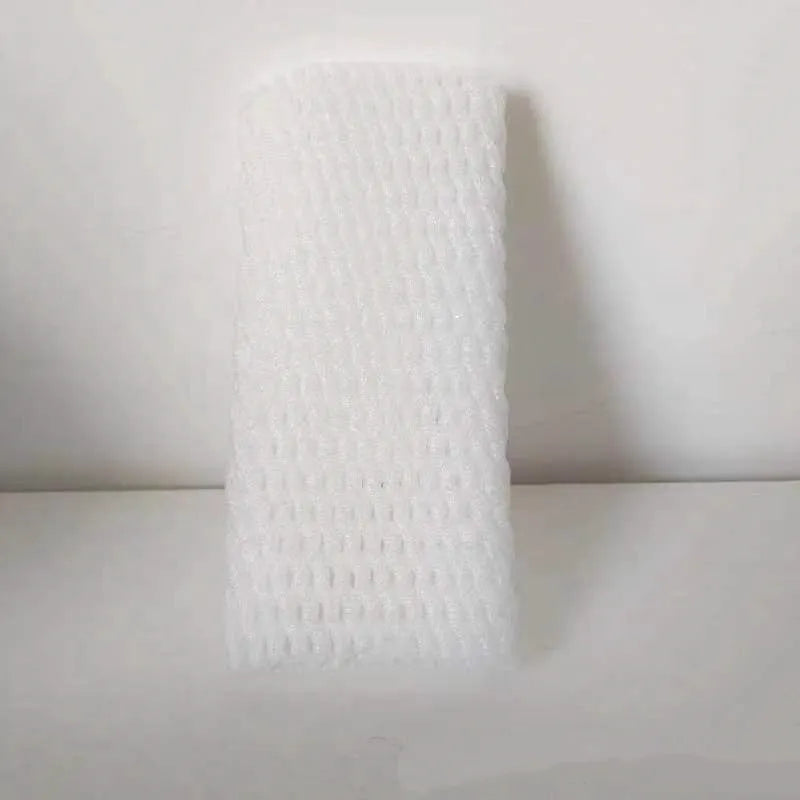 White foam fruit protective net cover showing shockproof design for produce protection