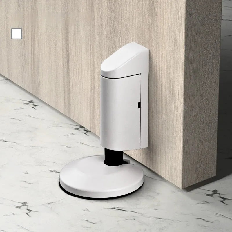Zinc alloy invisible door stopper in modern design with six finish options