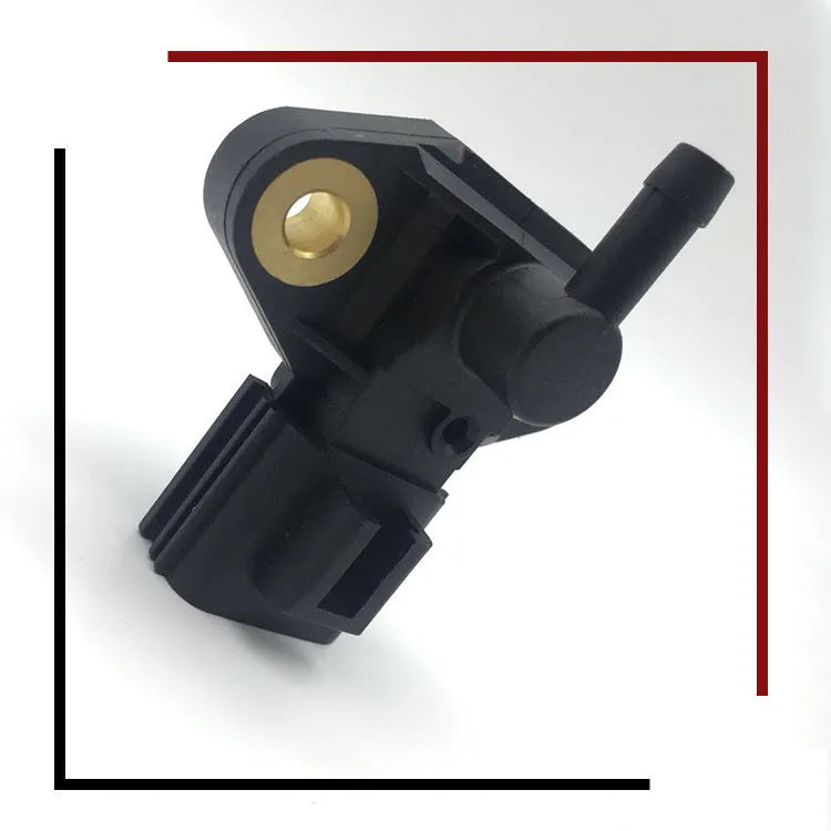 Black intake pressure sensor for Ford and Lincoln vehicles with accurate measurement range