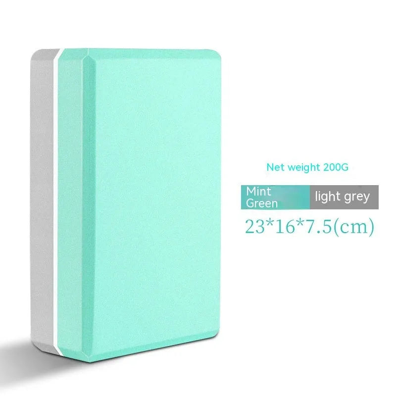 High-density EVA yoga block in various colours including cartoon designs for dance and fitness training