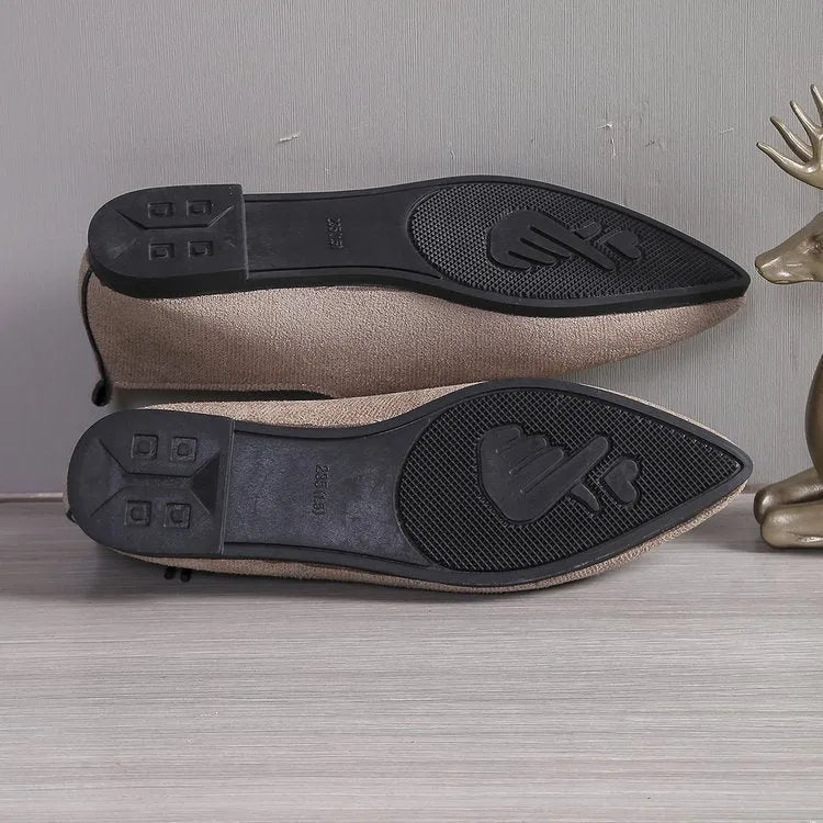 Beige leopard print pointed toe pumps for plus size women in synthetic PU leather