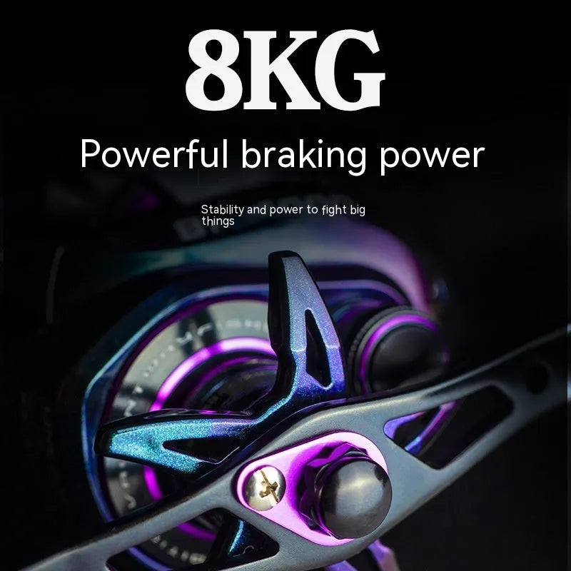 BM2000 model spinning fishing reel with a water drop shaped spool.