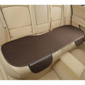 Linen car cushion set in plaid pattern with business style hemming design