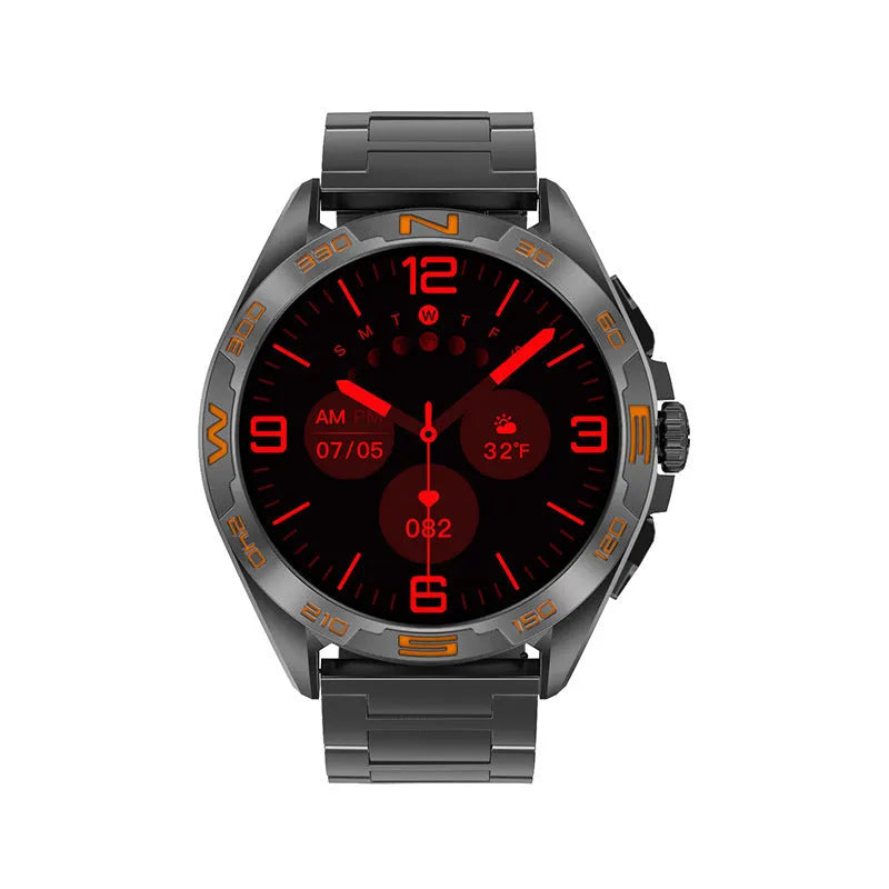 Smart watch with health monitoring functions and WhatsApp reply capability in four colour options