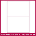 Pack of A4 FBA label paper sheets showing various pre-printed grid formats for barcodes.