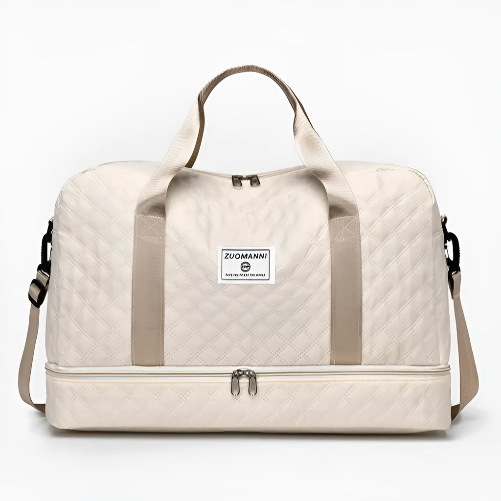 Oxford cloth leisure travel bag with 36-55L capacity in a street style design, shown in a selected colour.