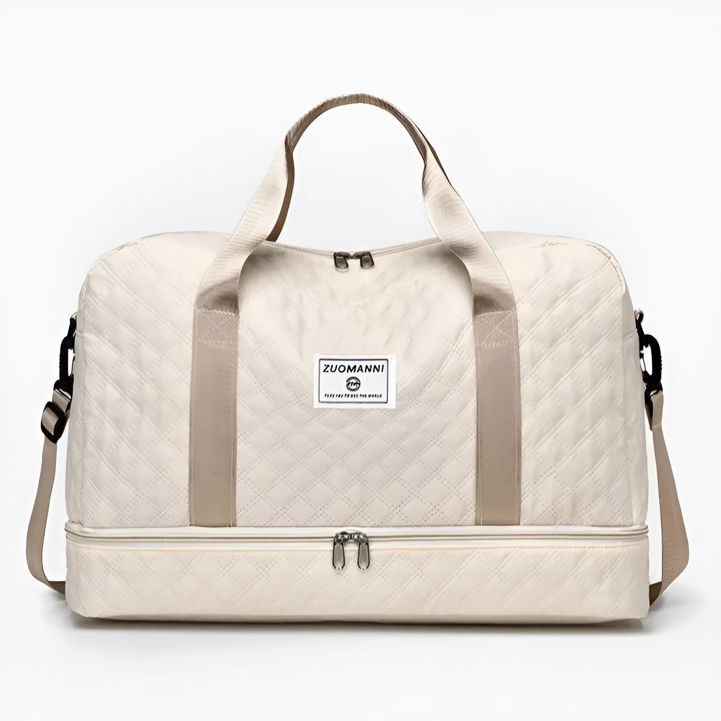 Oxford cloth leisure travel bag with 36-55L capacity in a street style design, shown in a selected colour.