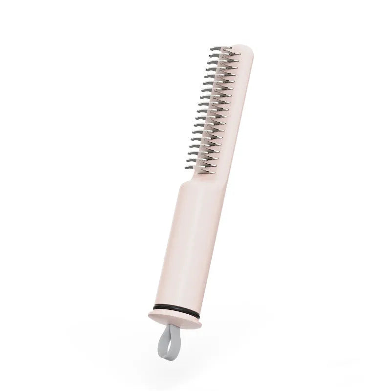 Stainless steel dog dematting comb with four different tooth configurations for removing knots and mats