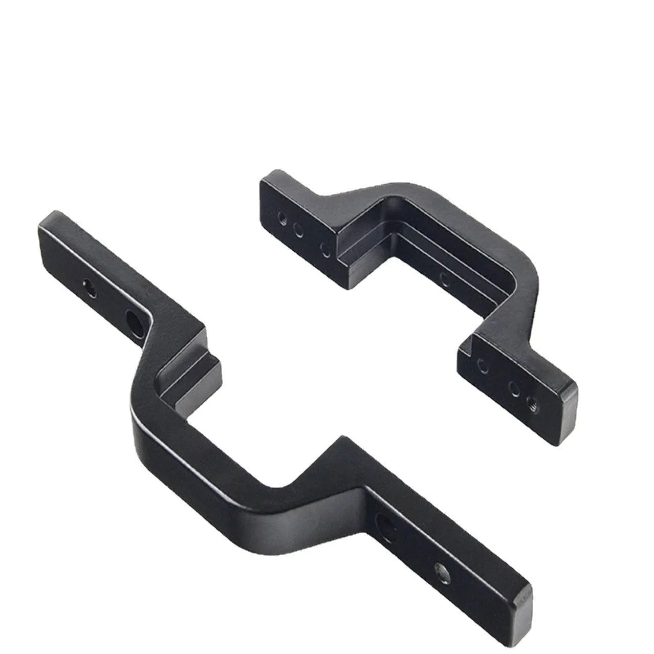 Black off-road vehicle trailer hook lamp mounting bracket for 4x4 modifications