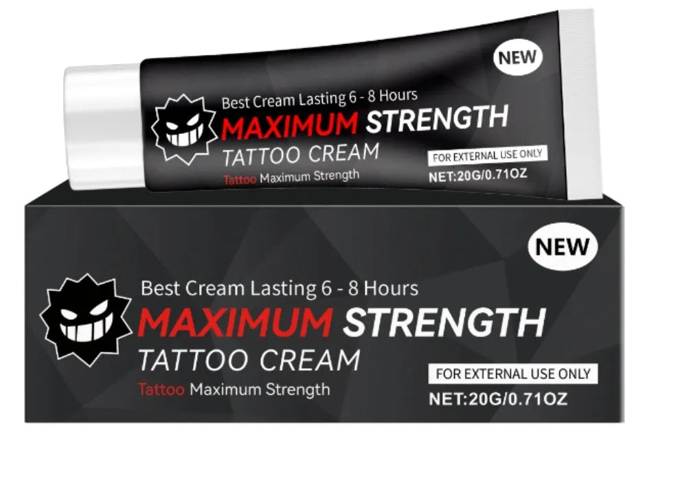 20g tattoo care gel tube with vitamin E and aloe vera for aftercare