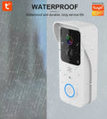 Smart waterproof visual doorbell with remote intercom HD video capability
