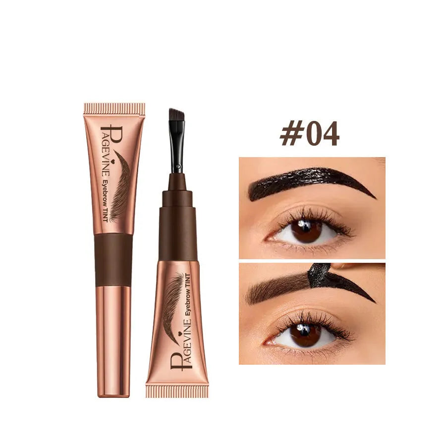 Multicolor eyebrow tint paste with waterproof non-fading formula for brow definition