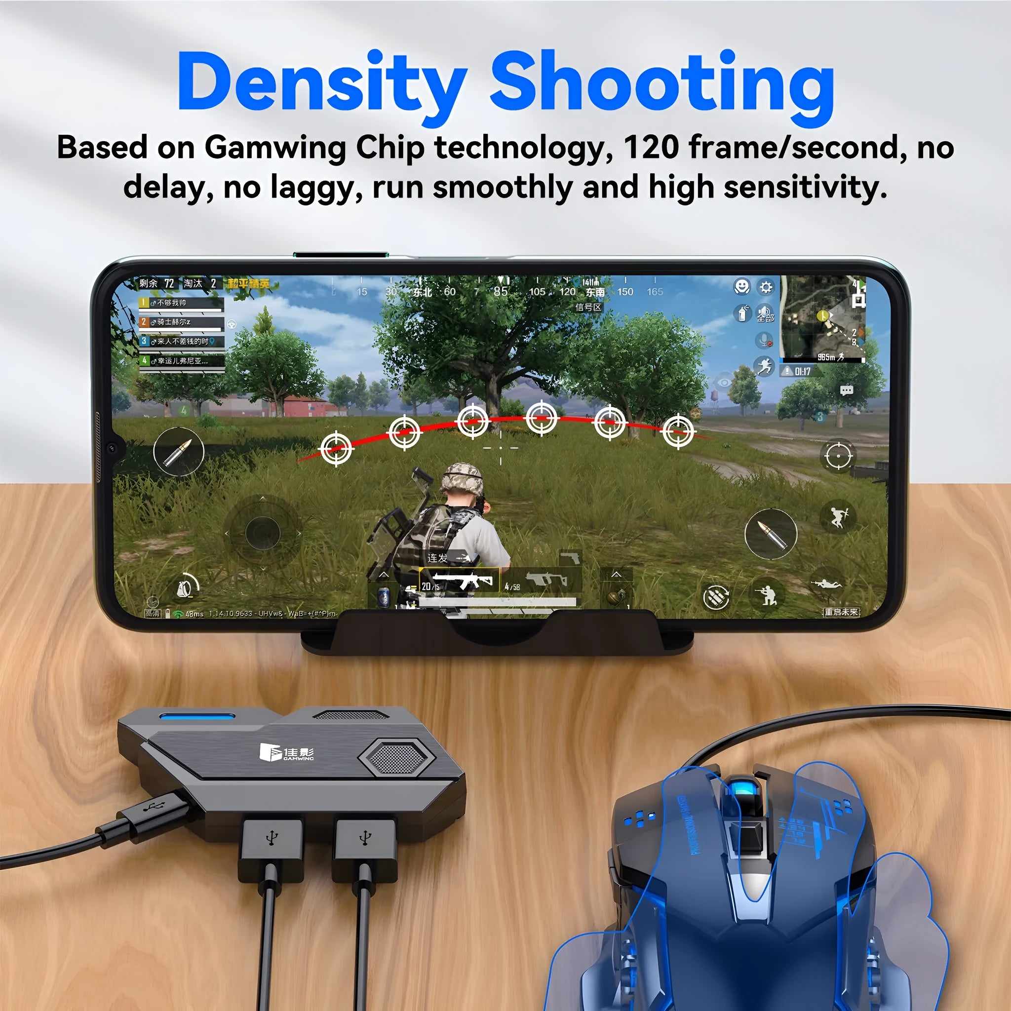 Gamwing Jiaying MIX SE Mix ELITE Mix Pro Chicken Throne keyboard and mouse converter for mobile gaming.