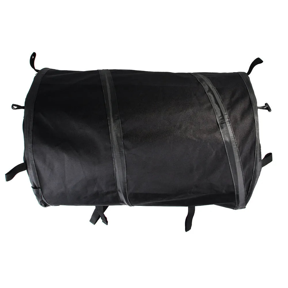 Foldable black Oxford cloth automotive pet pad backseat tent for dogs and cats, large size