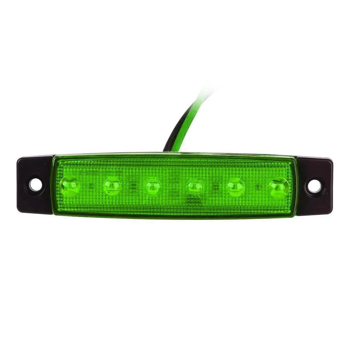 Trailer side warning light unit with SMD LEDs in red, yellow, white, blue, or green options