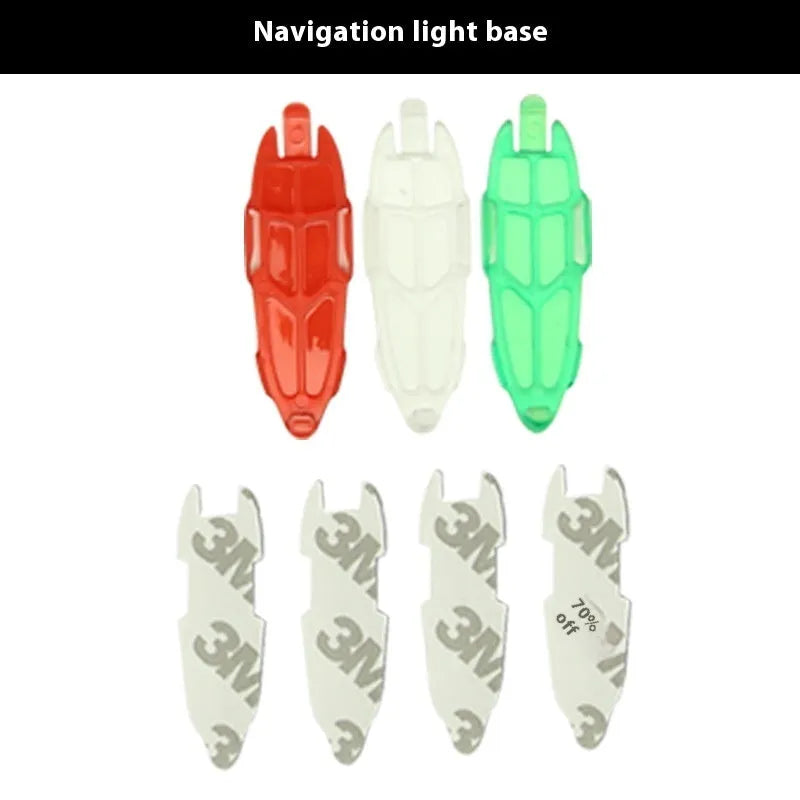 V3 wireless charging waterproof navigation light for model ships and aircraft with LED illumination