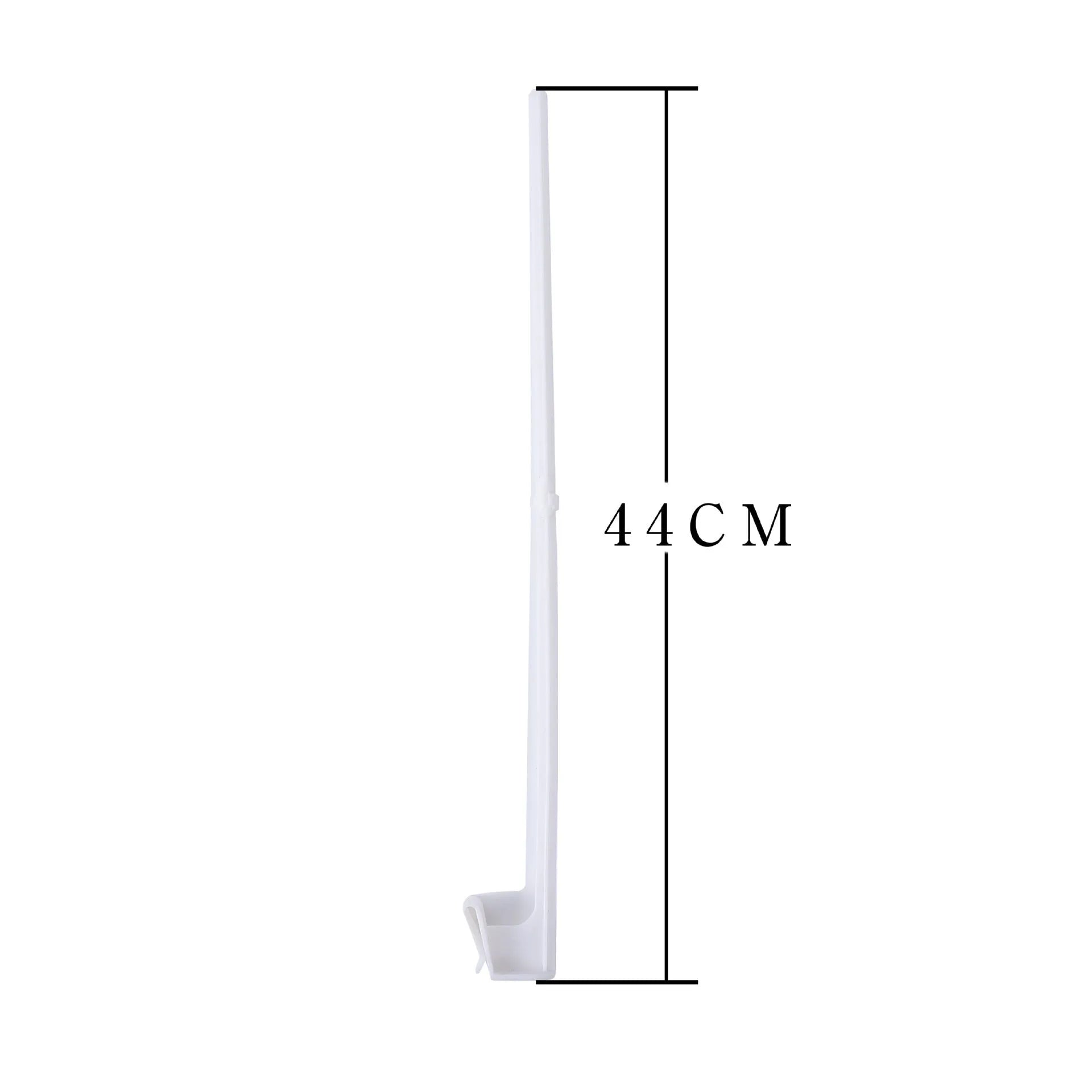 White PP plastic car window flag bracket set with ten vehicle flagpoles