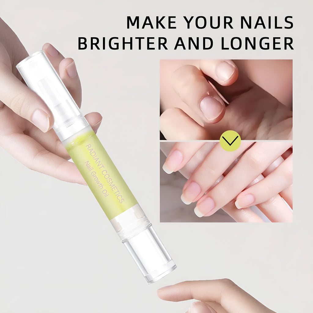 3ml bottle of nail growth and moisturising treatment oil for cuticle care
