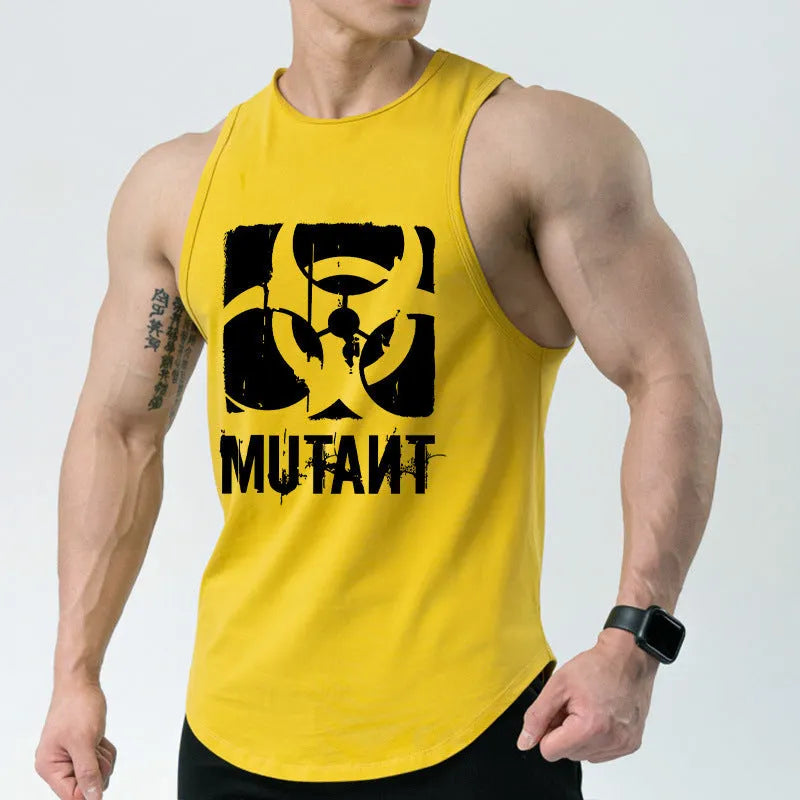 Loose fit training vest sleeveless shirt for gym workouts in multiple colour options