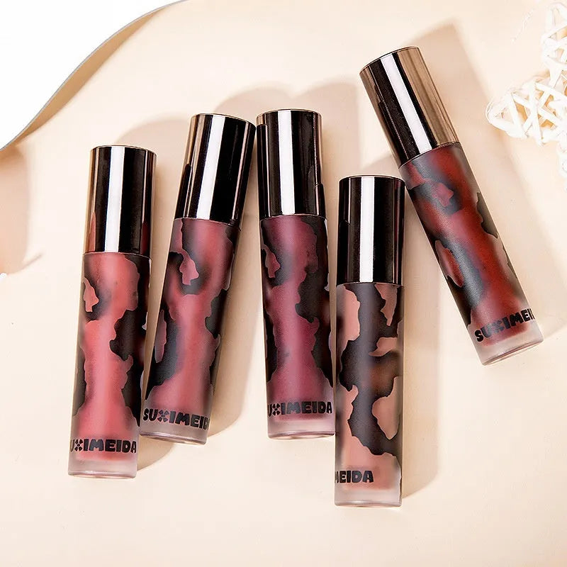 Lava Secret no-stain matte lip mud lipstick in five colour shades