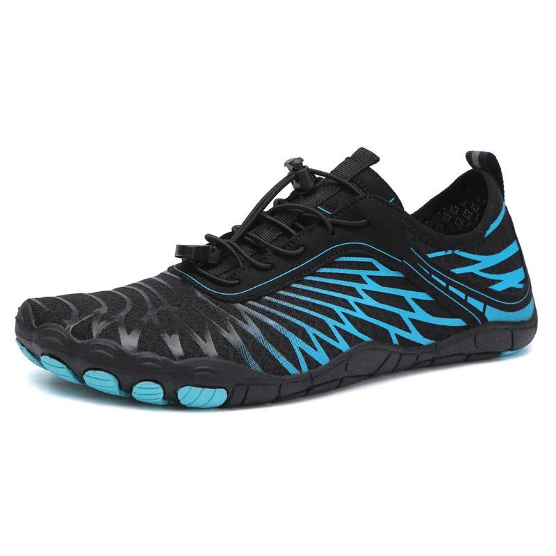 Breathable white and pink lace-up casual sports shoes with a rubber sole on a plain background.