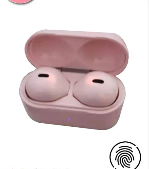 Invisible 9mm mini in-ear wireless Bluetooth headset in skin, white, or pink colours