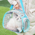 Transparent space capsule backpack for cats with EVA hard shell in large size 42cm