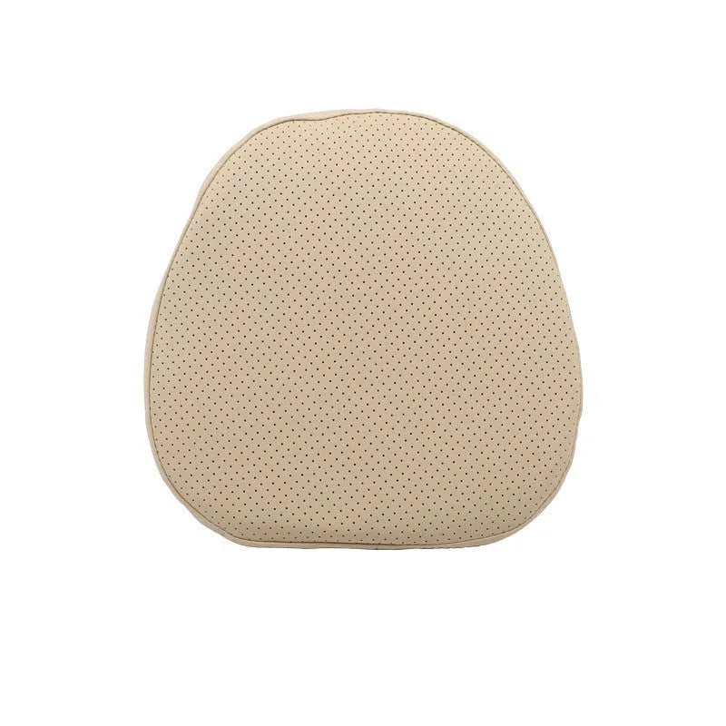 Volvo car headrest cushion and lumbar support pillow set in minimalist design with synthetic fibre filling