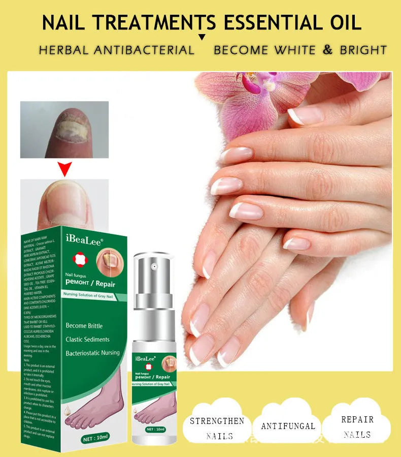 Jiagou 10ml Whitenail Antibacterial Liquid bottle for foot care treatment