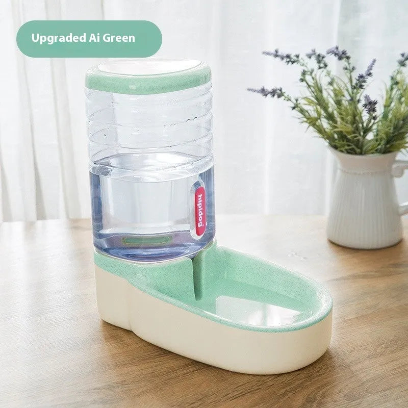 Automatic pet water fountain 3.8L second generation feeder in grey blue pink green for cats and dogs