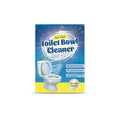 Box of toilet cleaning powder showing four individual 30g sachets, total weight 120g.