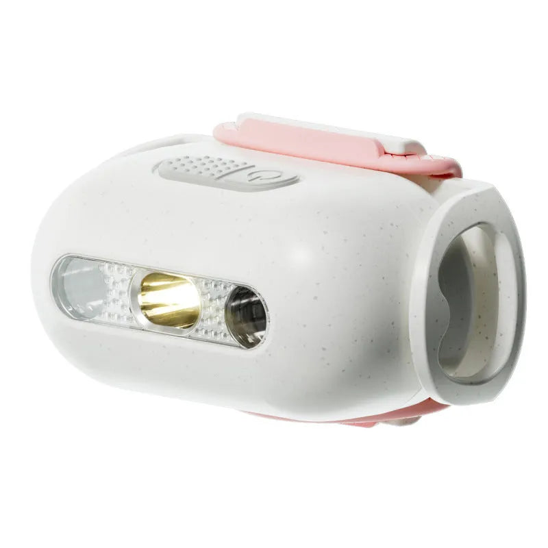 Adjustable pet luminous dog collar with hanging lamp ring in four colour and pattern options