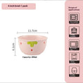 Cute strawberry themed porcelain dinnerware set with bowls, plates and spoon