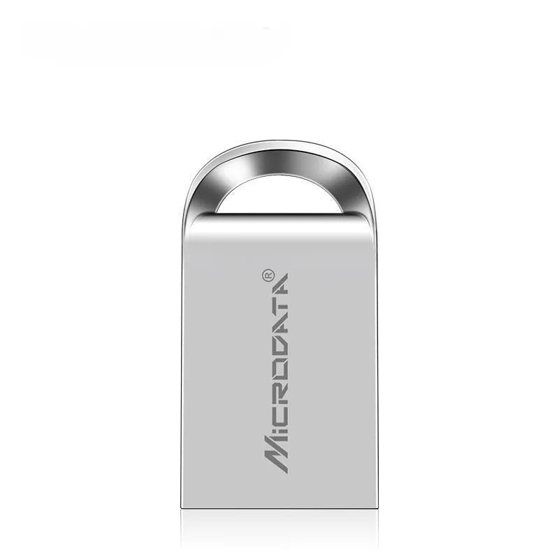 Speed car shaped metal USB flash drive pendant with chain attachment in black colour