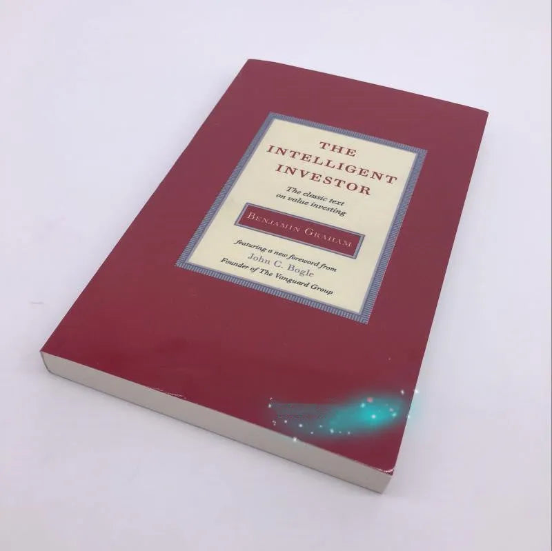 Hardcover copy of The Intelligent Investor book by Benjamin Graham with dust jacket