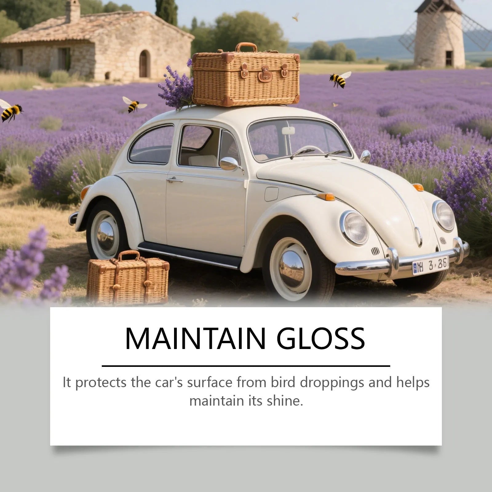 120ml ceramic coating spray bottle for surface protection and gloss maintenance