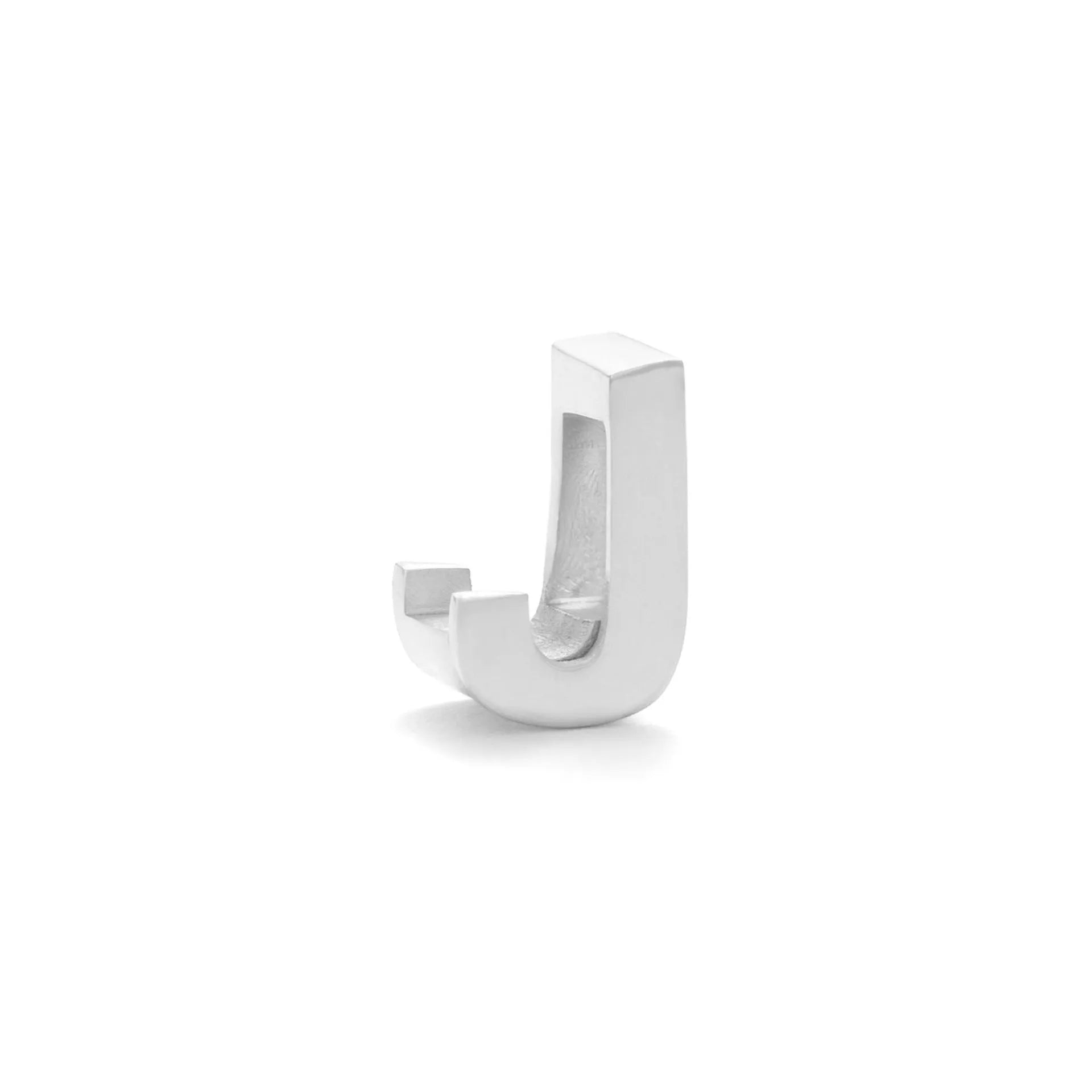 Titanium steel personalised necklace showing letter pendant on 40.5cm chain with electroplated gold finish