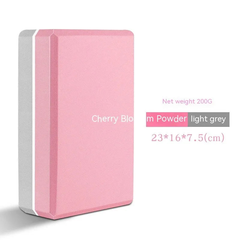 High-density EVA yoga block in various colours including cartoon designs for dance and fitness training